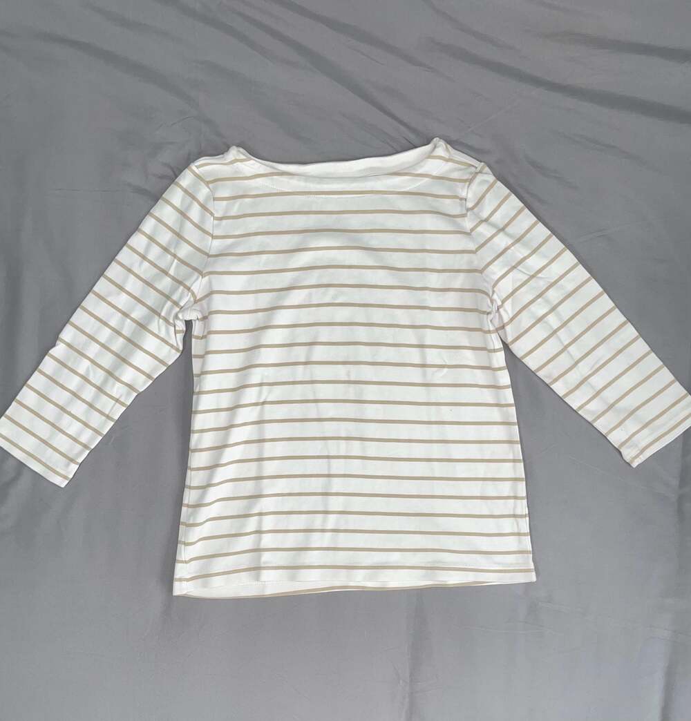 Croft & Barrow Petite Striped Boatneck T-Shirt